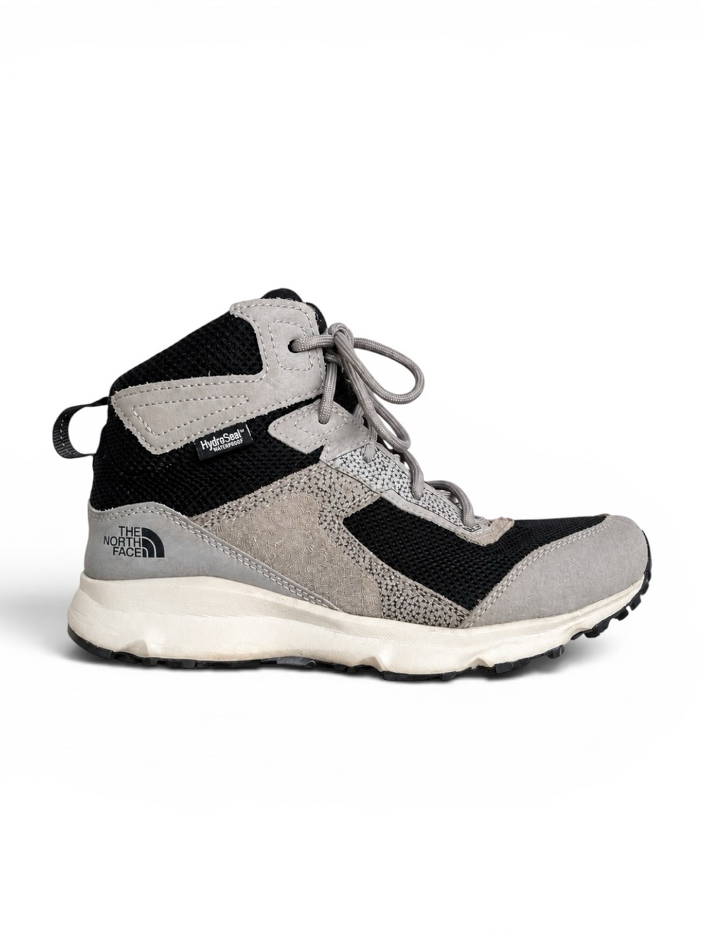The North Face Waterproof Hiking Boots Hydroseal Outdoor Shoes Gray Black 6